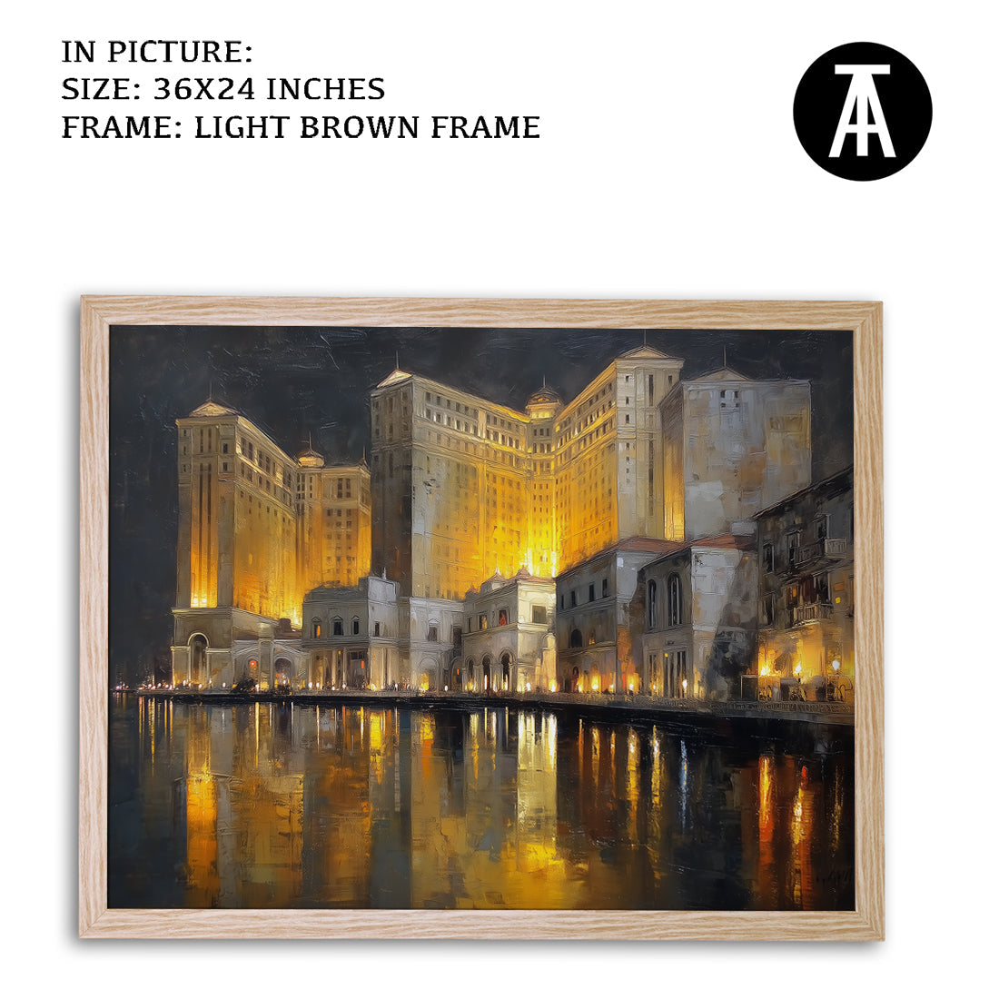 Artwork in Metal Earling Silver Frame