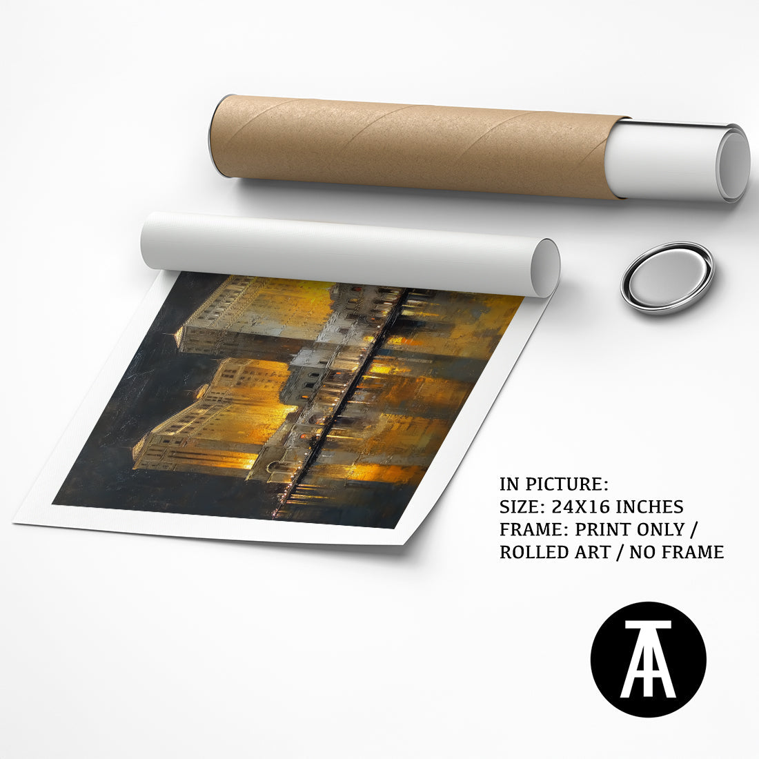 Artwork as Print Only / Rolled Art