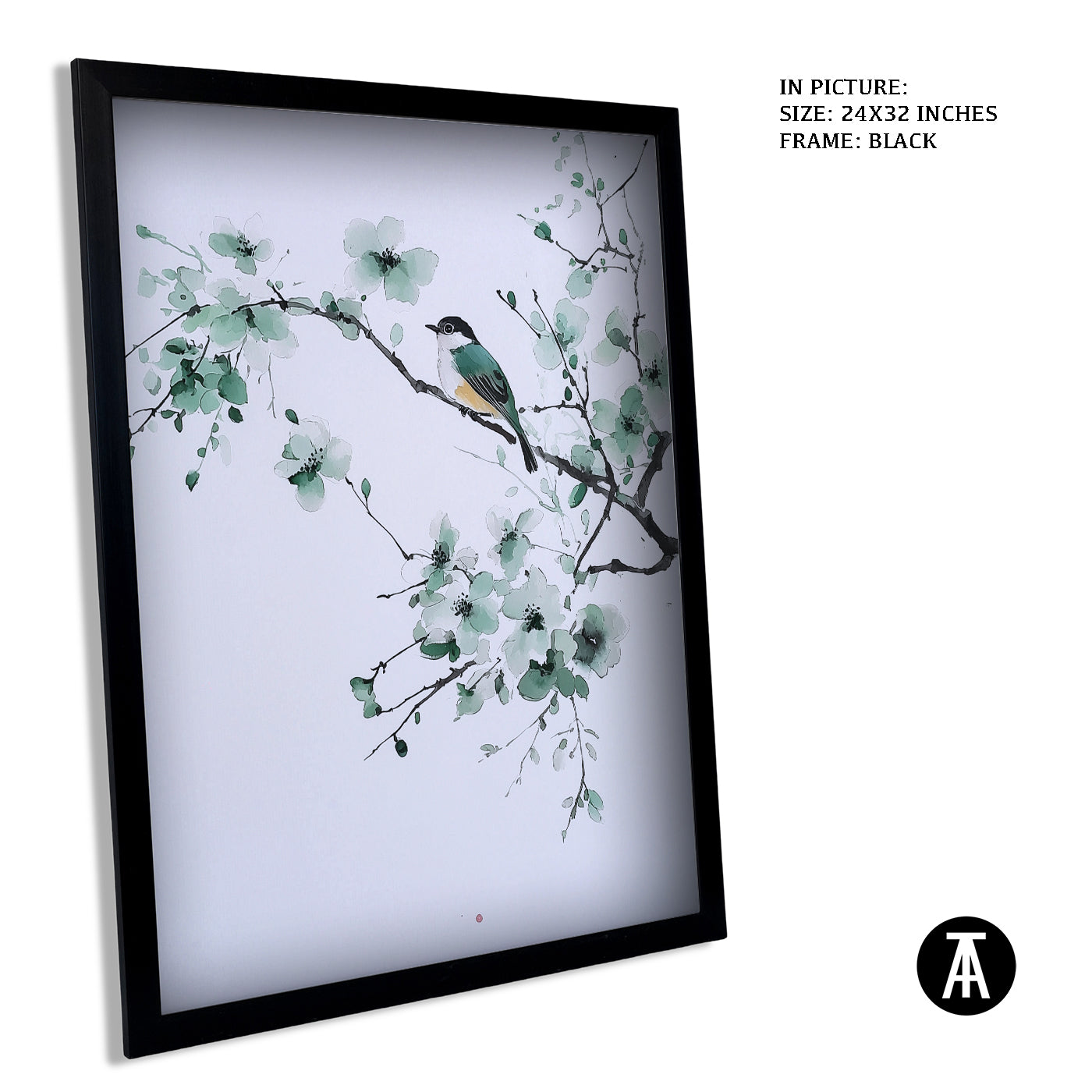 Artwork in Metal Earling Silver Frame