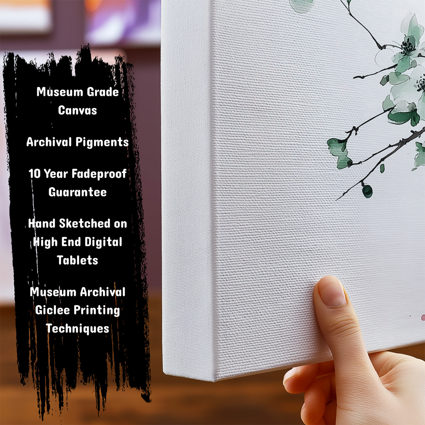 Information about Floral Botanical Canvas Art Print