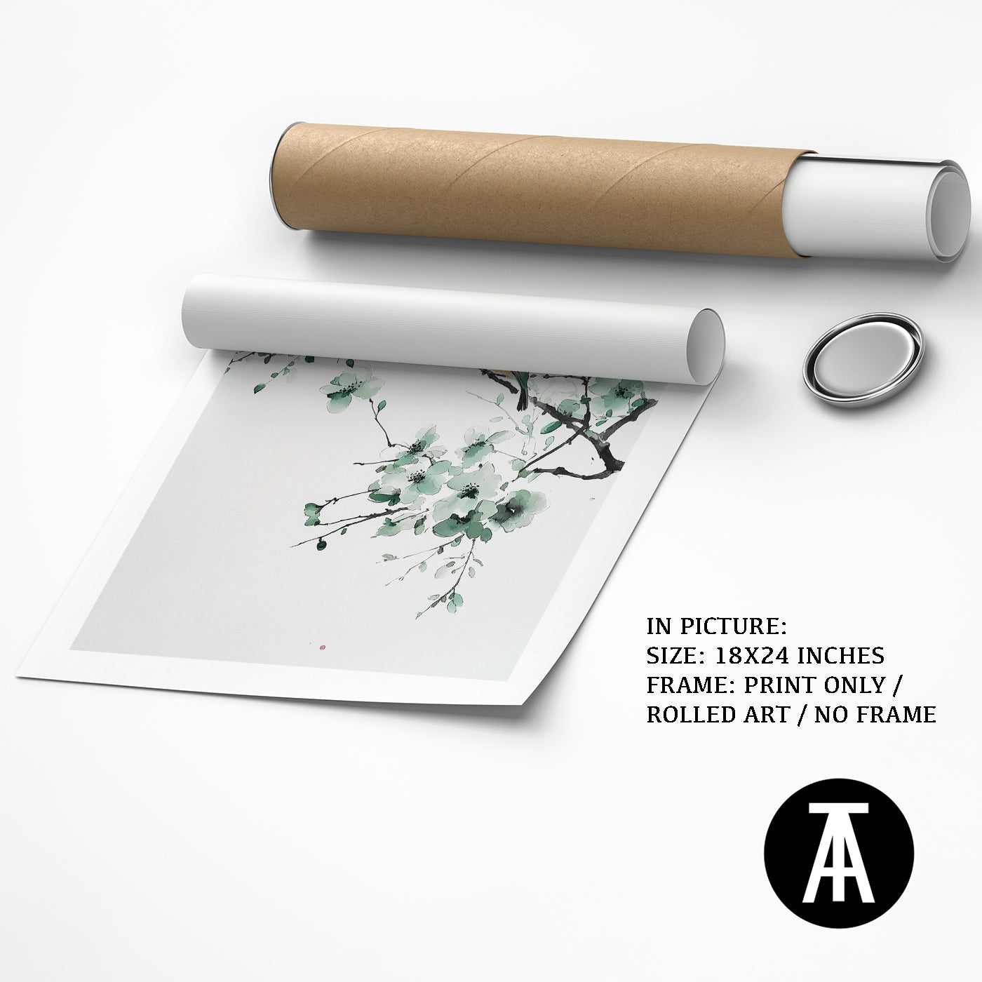 Artwork as Print Only or Rolled Art