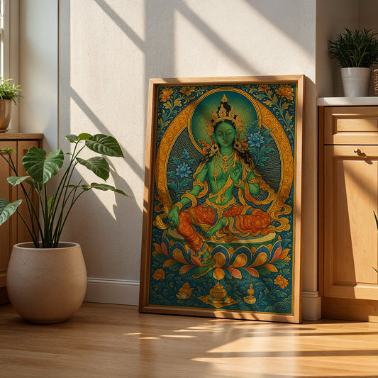 Heritage Indian Painting in a Lifestyle Setting
