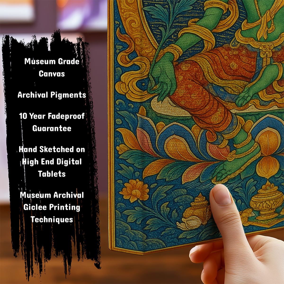 Information about Indian Art Canvas Art Print