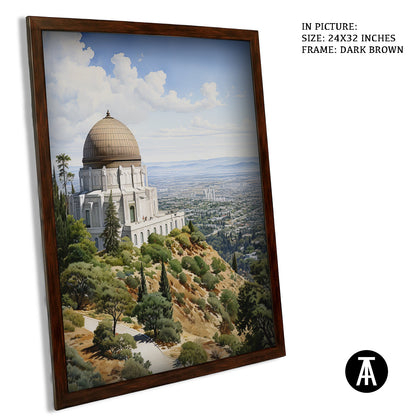 Artwork in Metal Champagne Gold Frame