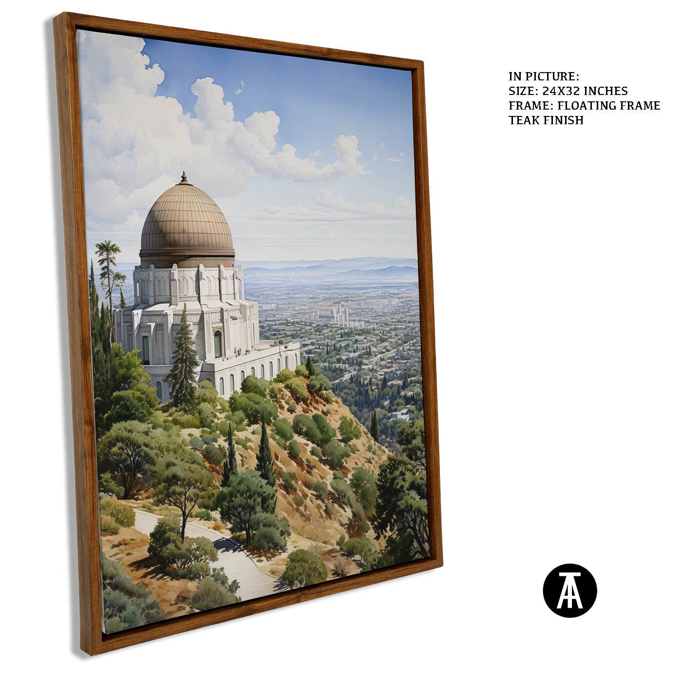 Artwork in Floating Frame