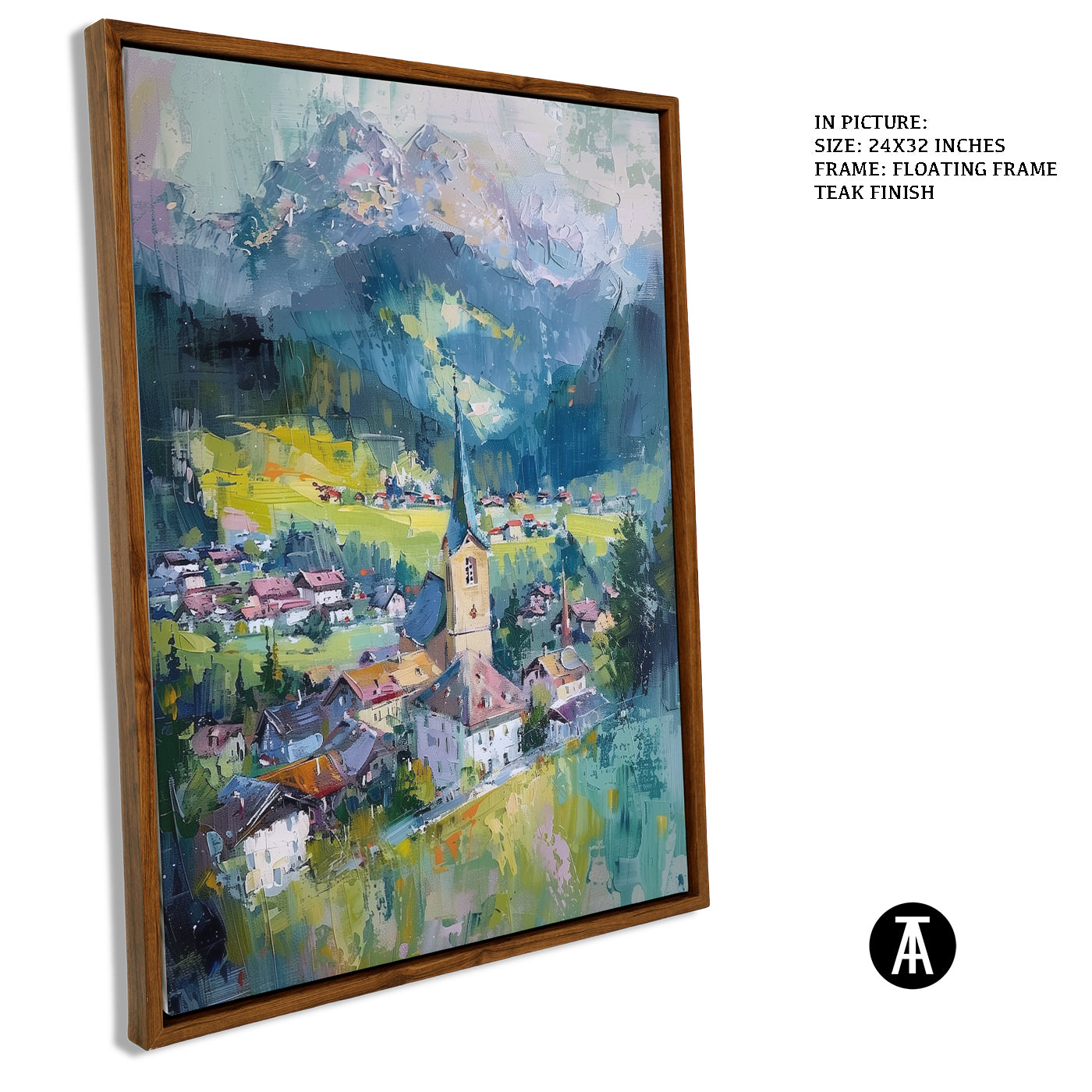 Artwork in Floating Frame