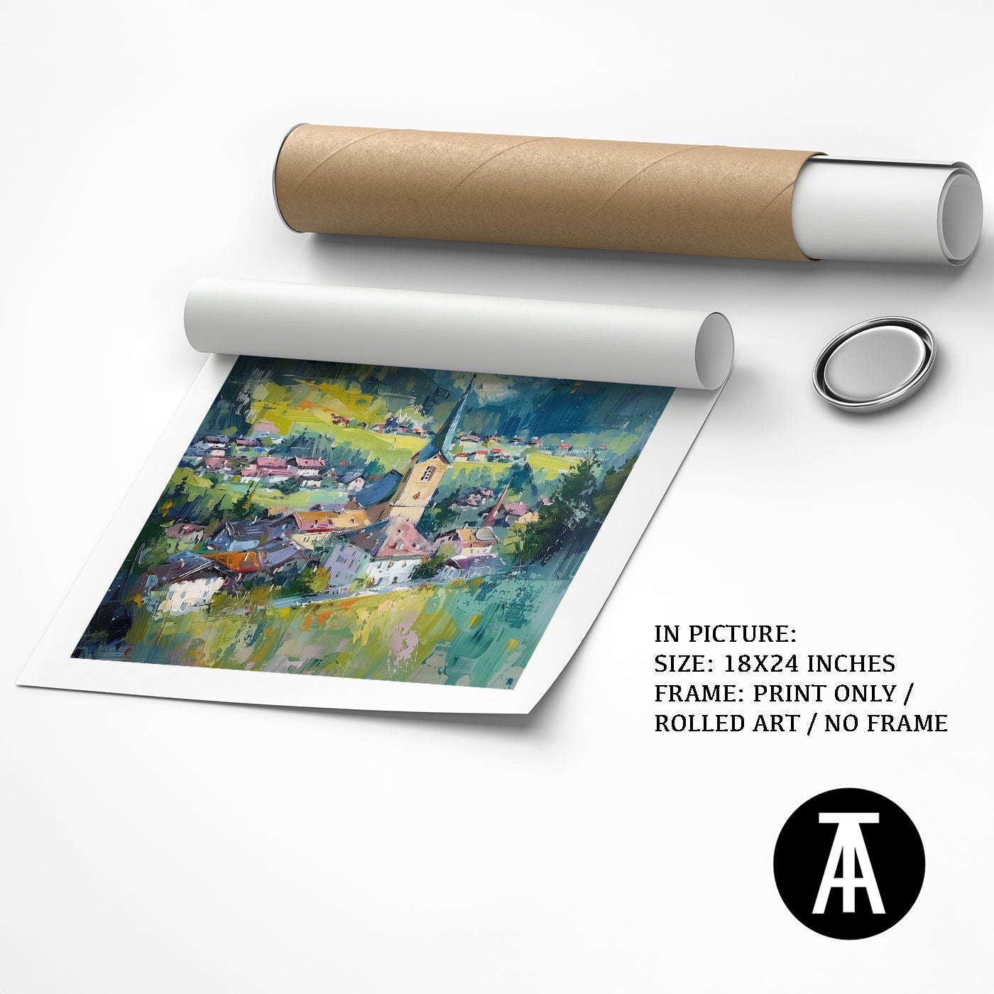 Artwork as Print Only or Rolled Art
