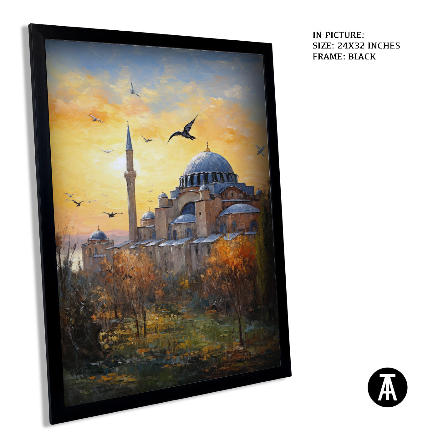 Artwork in Metal Earling Silver Frame