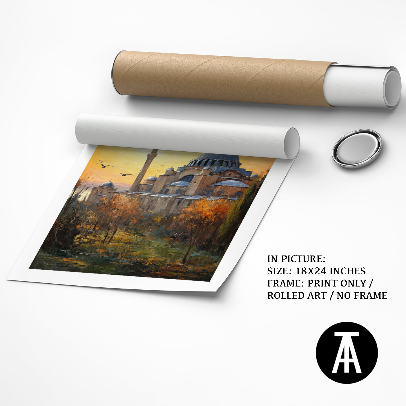 Artwork as Print Only or Rolled Art