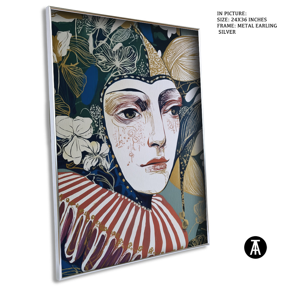 Artwork in Metal Earling Silver Frame