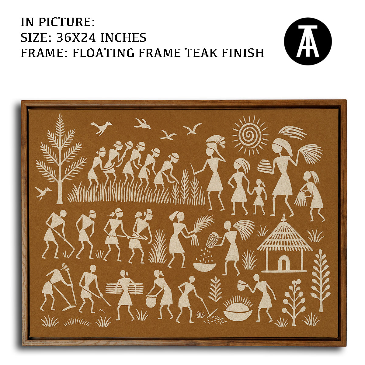 Artwork in Floating Frame