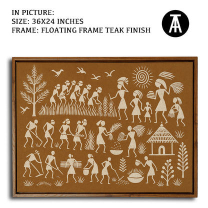 Artwork in Floating Frame