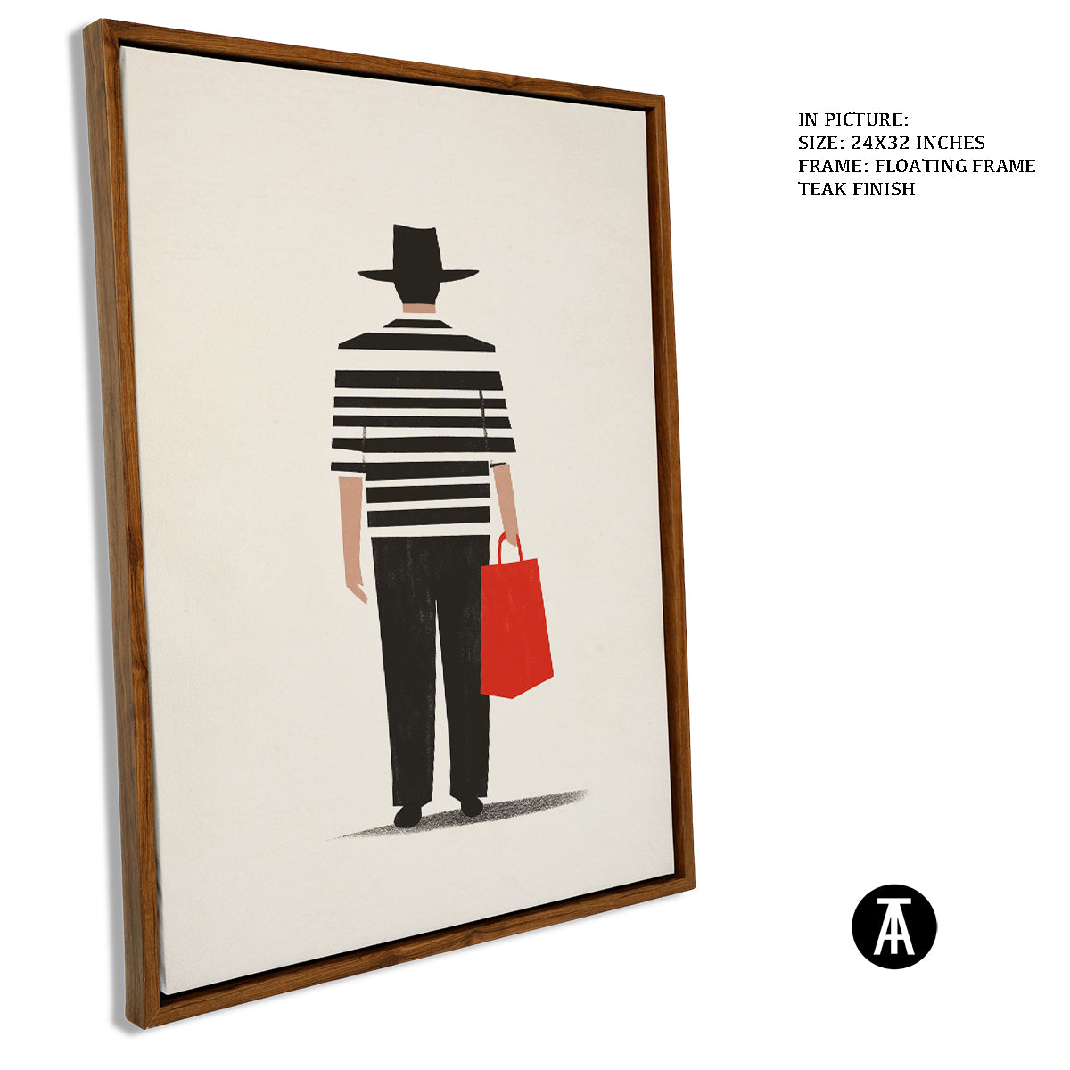 Artwork in Floating Frame