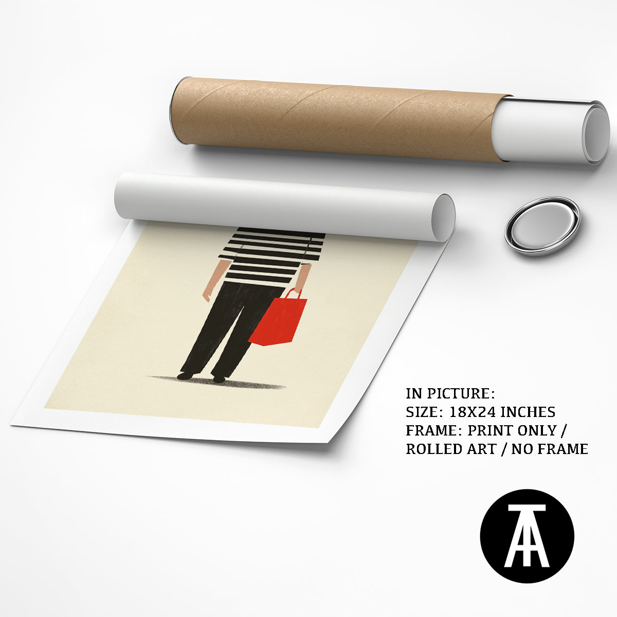 Artwork as Print Only or Rolled Art