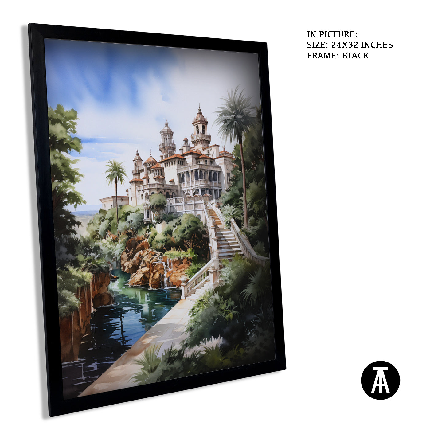 Artwork in Metal Earling Silver Frame