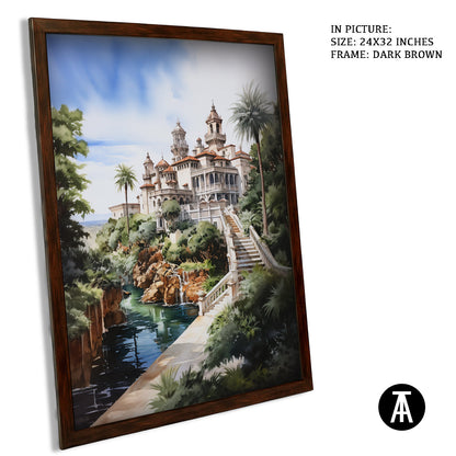 Artwork in Metal Champagne Gold Frame