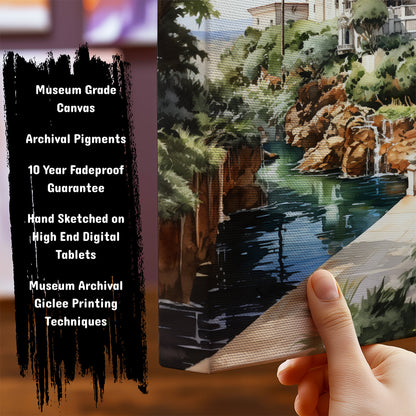 Information about California Canvas Art Print