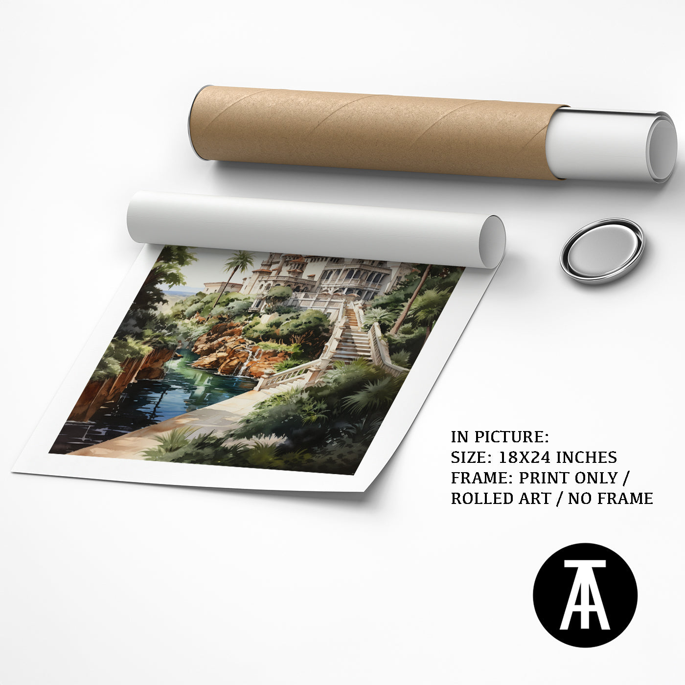 Artwork as Print Only or Rolled Art