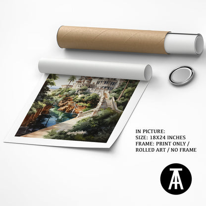 Artwork as Print Only or Rolled Art