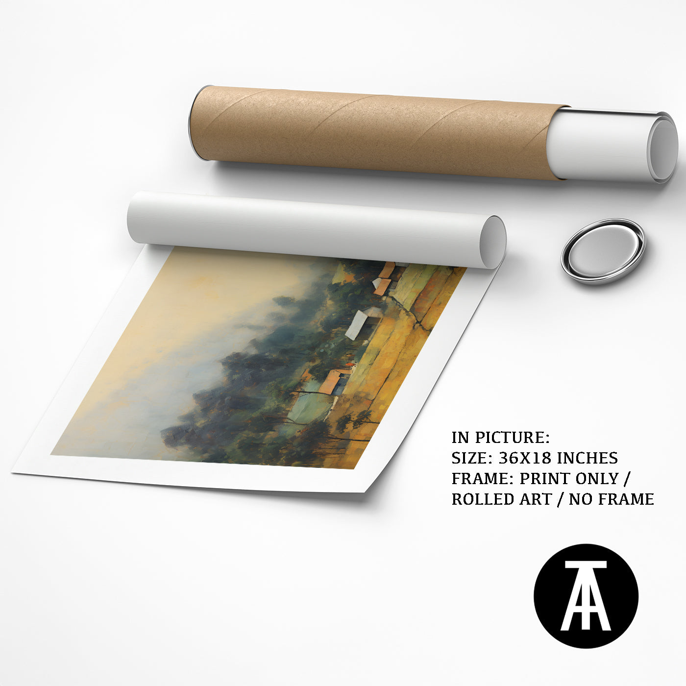 Artwork as Print Only or Rolled Art