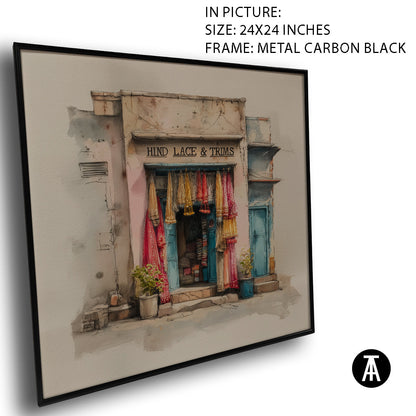 Artwork in Carbon Black Meta Frame