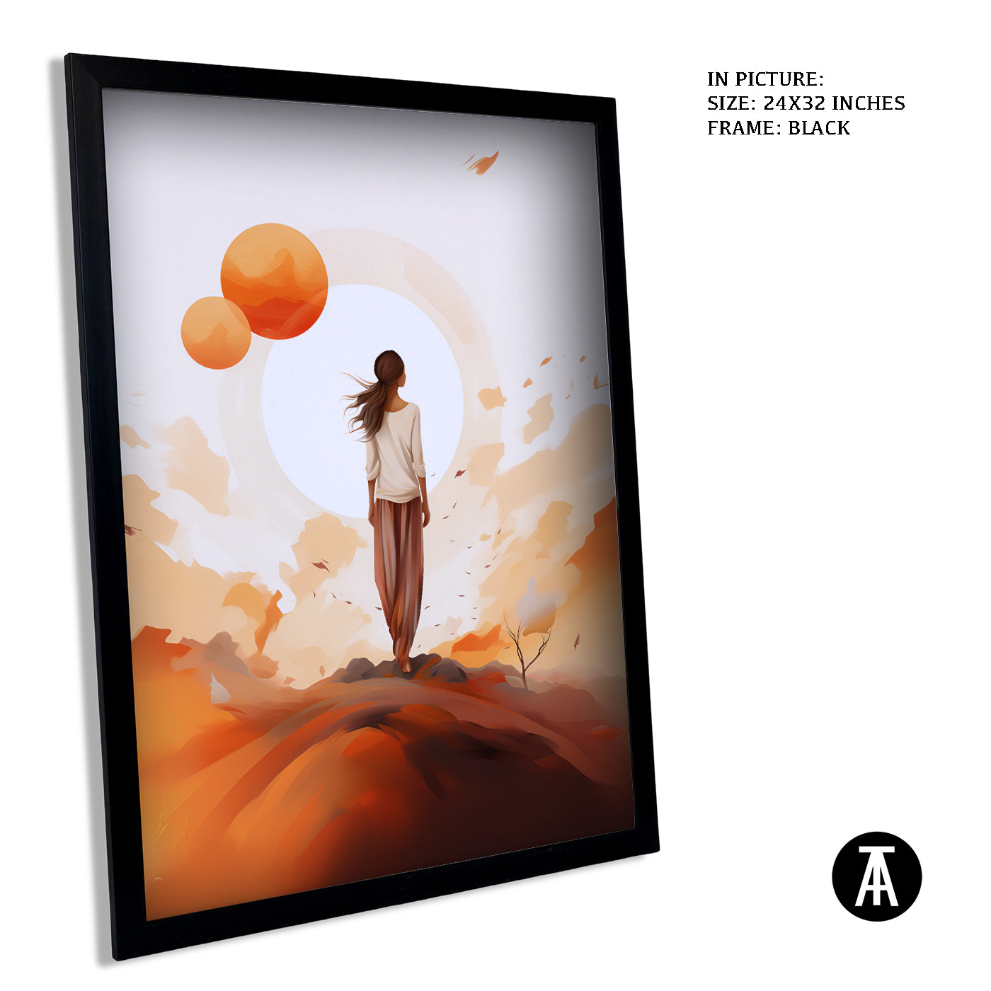 Artwork in Metal Earling Silver Frame