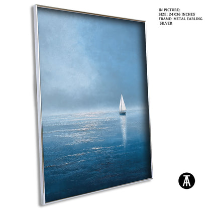 Artwork in Metal Earling Silver Frame