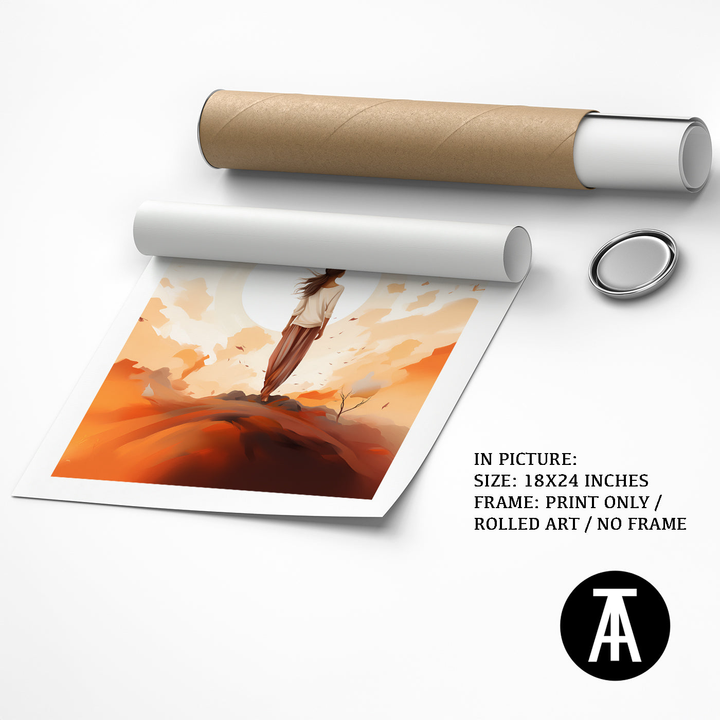 Artwork as Print Only or Rolled Art