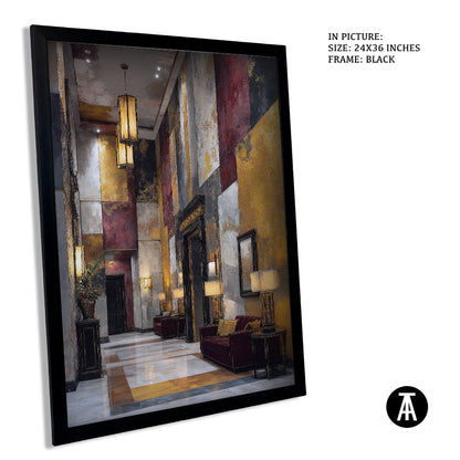 Artwork in Metal Earling Silver Frame