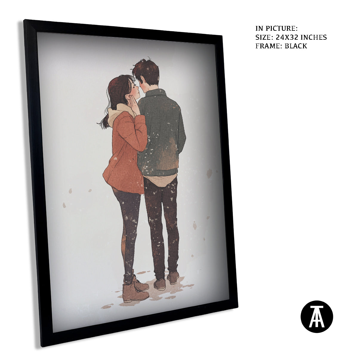 Artwork in Metal Earling Silver Frame