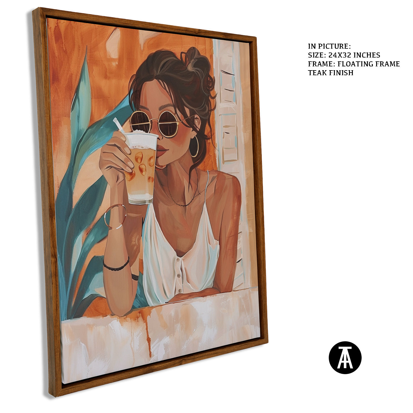Artwork in Floating Frame