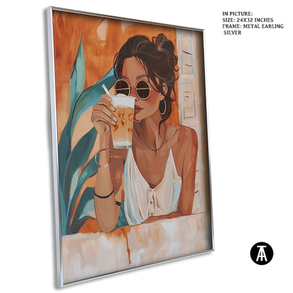 Artwork in Metal Earling Silver Frame