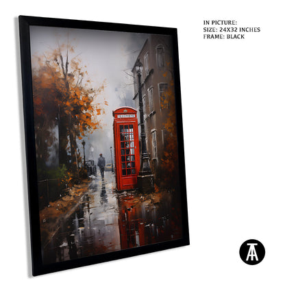 Sample Artwork in Black Frame