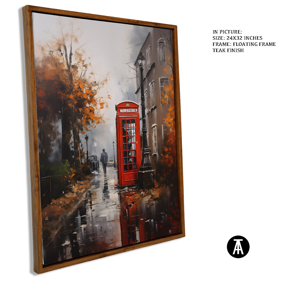 Sample Artwork in Floating Frame