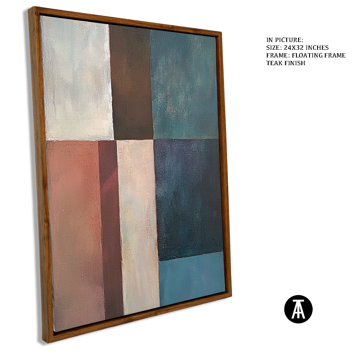 Sample Artwork in Floating Frame