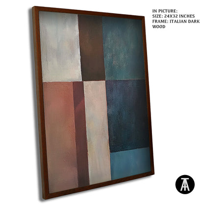 Sample Artwork in Italian Wood Framing Dark