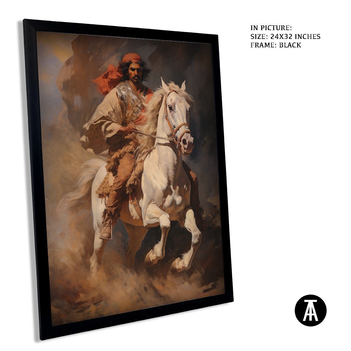 Artwork in Metal Earling Silver Frame