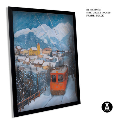 Artwork in Metal Earling Silver Frame