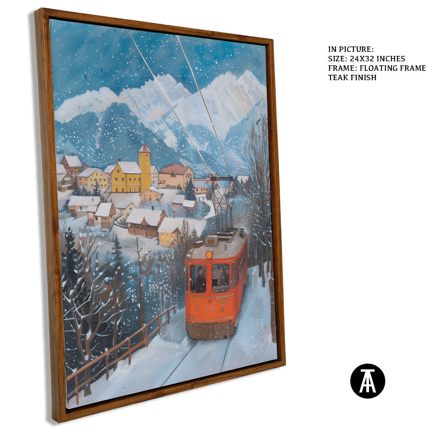 Artwork in Floating Frame