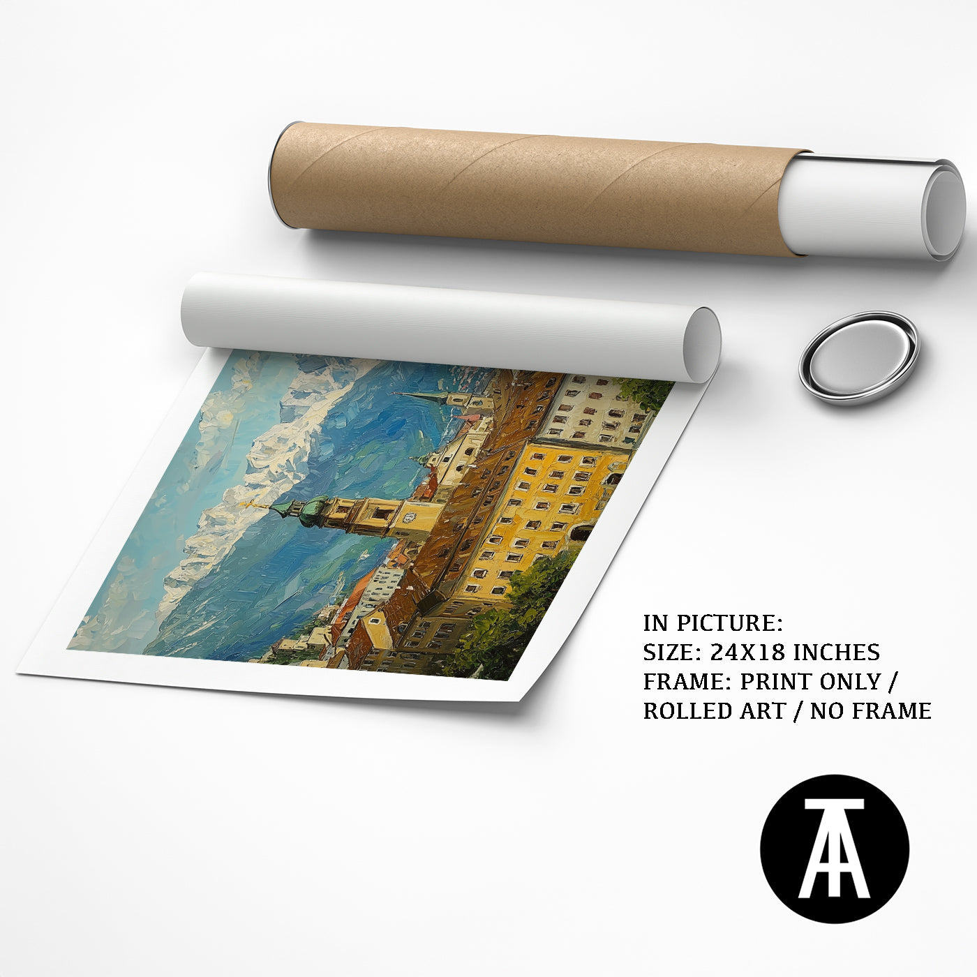 Artwork as Print Only or Rolled Art