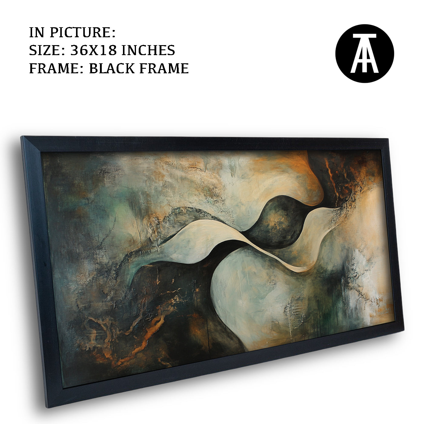 Artwork in Metal Earling Silver Frame