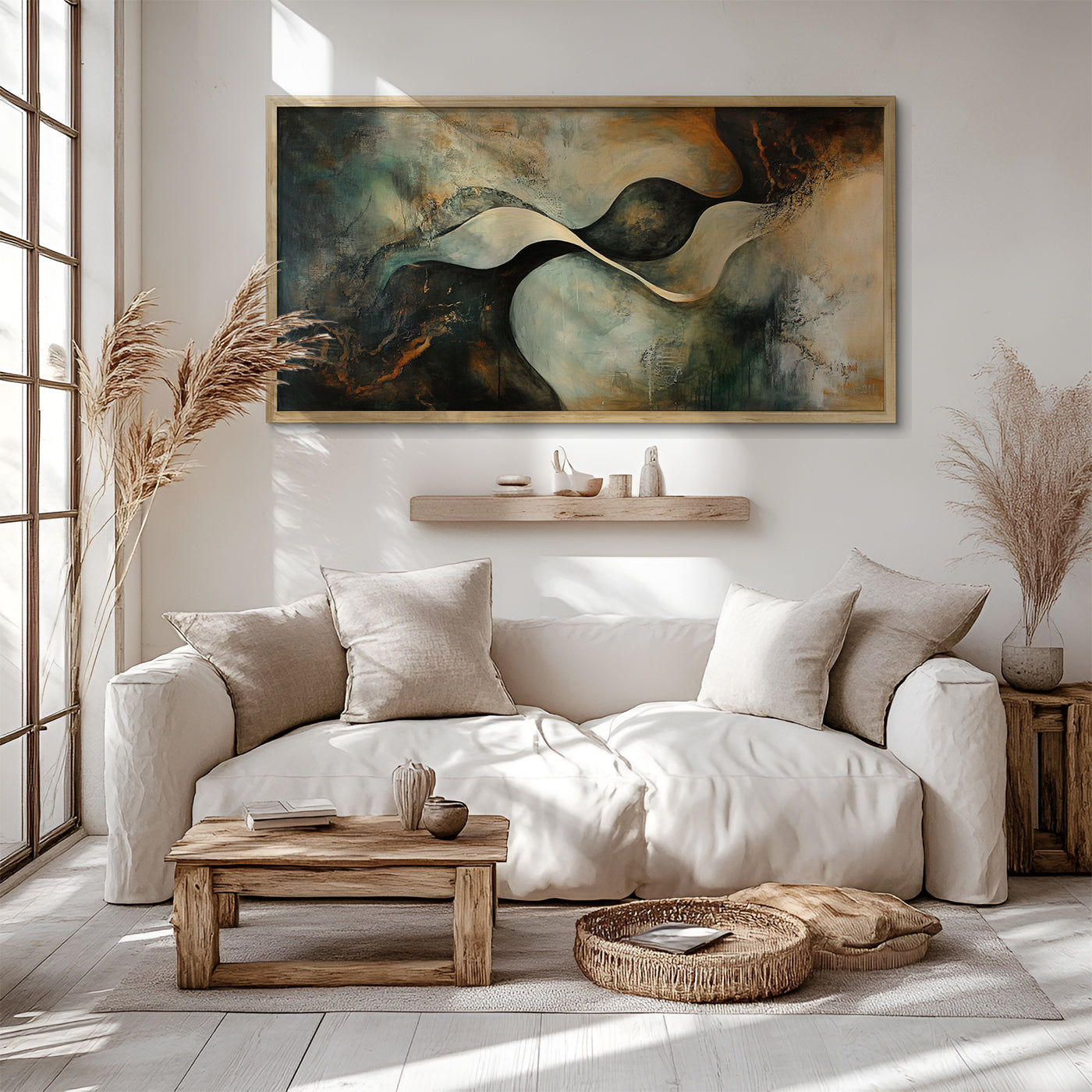 Modern Art in a Lifestyle Setting