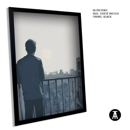 Artwork in Metal Earling Silver Frame