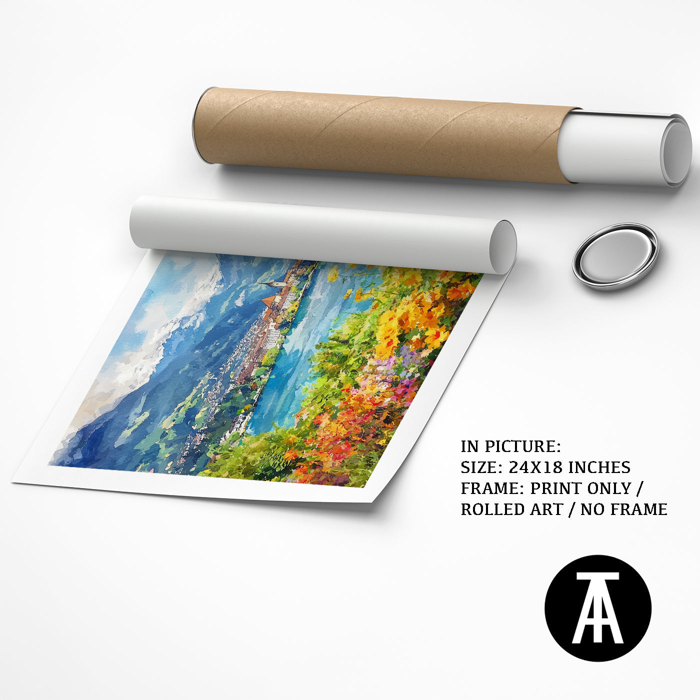 Artwork as Print Only or Rolled Art