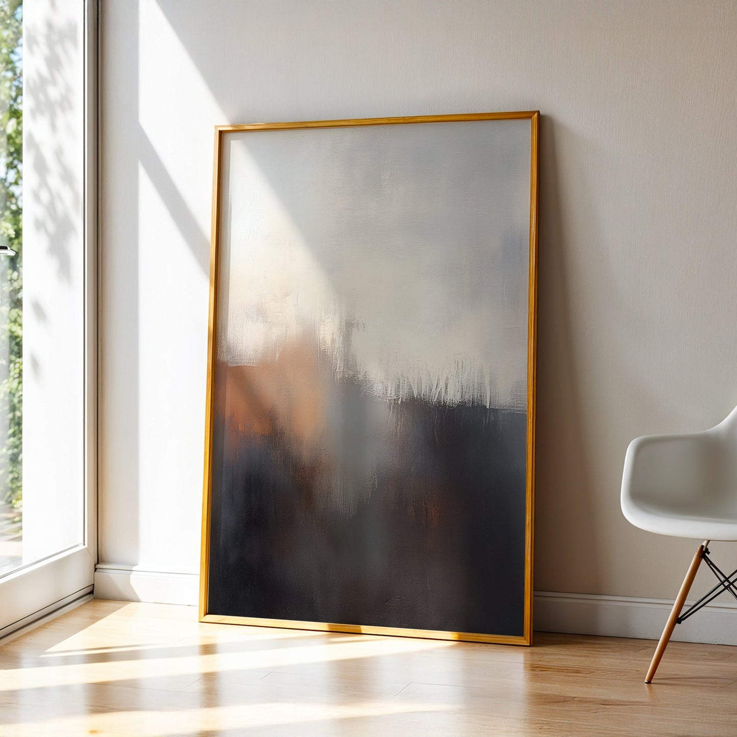 Abstract Art in a Lifestyle Setting Iron Resonance by NYC Abstract