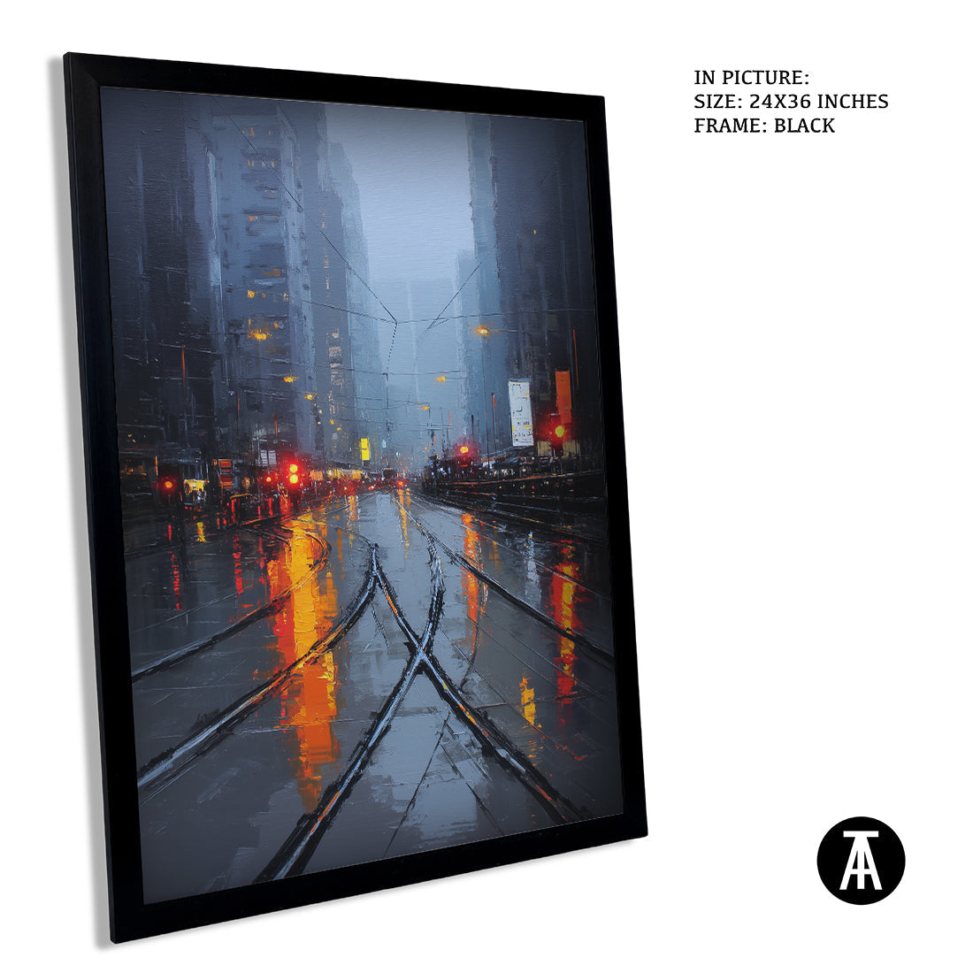 Artwork in Metal Earling Silver Frame