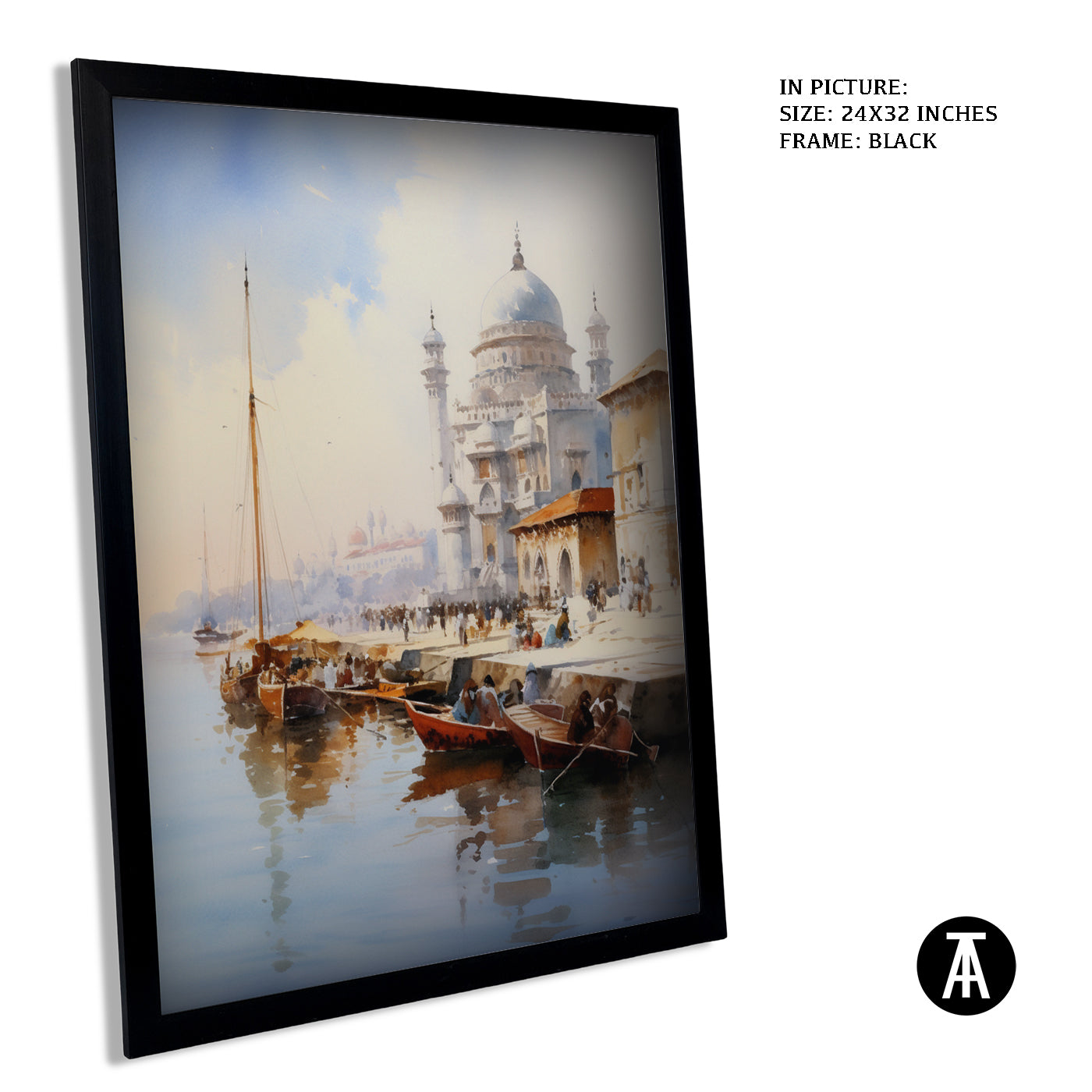 Artwork in Metal Earling Silver Frame
