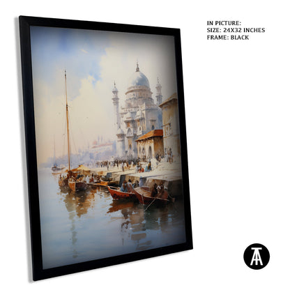 Artwork in Metal Earling Silver Frame