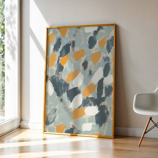 Abstract Art in a Lifestyle Setting Its Summer by NYC Abstract