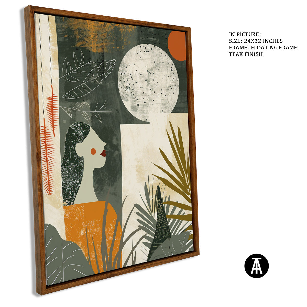 Artwork in Floating Frame